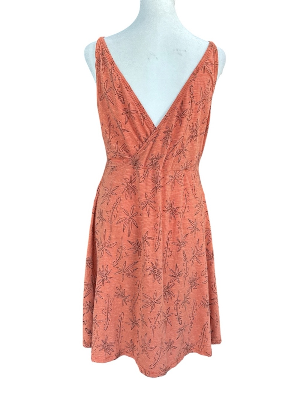 Toad & Co Rosemarie Dress Burnt Orange M - Picture 2 of 7